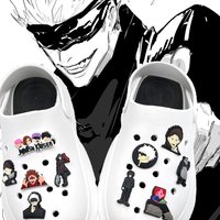 Cool Boy Cartoon Anime Shoe Charms for Clogs Sandals Decoration Shoe Accessories Charms for Friends Gifts