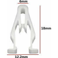 20Pcs Car Plastic Rivets Fasteners Clip Auto Push Retainer Rivets Clip 90666-SDA-A01 H04