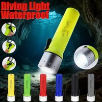 Magnetic Control Diving Lamp Waterproof Hole Diving LED Magnetic Flashlight Powerful Mini Portable Underwater Flashlight