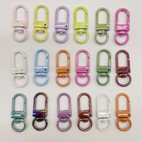 5/10pcs Metal Alloy Rotating Keyrings Key Chains 3.2cm Lobster Clasps Buckle Hooks Key Ring Keychain Accessories Jewelry Making