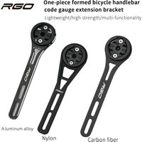 RGO Bicycle Computer Mount Carbon Fiber Extension Holder For Bicycle Computer Wahoo Bryton Garmin Base Bracke