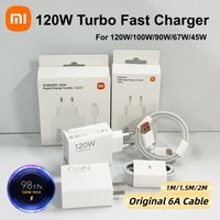 Original Xiaomi Charger 120W Fast Turbo Charge Hypercharge Adapter Xiaomi 12 13 14 15 17 Ultra Redmi Note 15 POCO F8 Ultra X7 X8