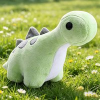 28cm Green Diplodocus Plush Toys Movie Stuffed Animals High Quality Dinosaur Dolls Kids Toys Birthday Gifts Huggable Dolls