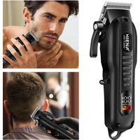 HYN-222 Professional Hair Clippers 5V1A Rechargeable Hair Trimmer Stainless Steel Blade Black Washable Head For Men Styling Tool
