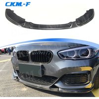 Carbon Fiber / FRP Unpainted Front Lip Chin Spoiler For BMW 1 Series F20 M Sport M135i M140i Hatchback 2016-2018 3D Style