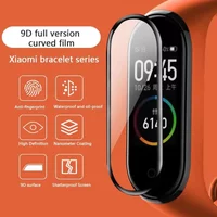 Screen Protector for Xiaomi Mi Band 9 10 Flexible Soft Anti-scratch Protective Film for Miband 8 7 6 5 4 Accessories [Not Glass