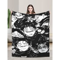 Choso Blanket Kaisens Anime Plush Funny Warm Throw Blanket for Home Spring Autumn