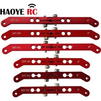 Haoye U.S. System JR Hitec Futaba 23T/24T/25T CNC Aluminum Alloy Servo Horn Double Arm 3-4Inch For RC Electric Airplanes Parts