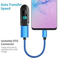 Universal Type C OTG Adapter USB To Type C Data Cable Connector High Speed Transfer Converter Cord For Samsung MacBook Laptop