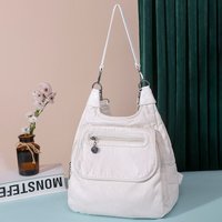 Multifunction Bags Purses High Quality Bookbag Soft Leather School Bags For Teen Girls Ladies Travel Large Capacity Mochilas