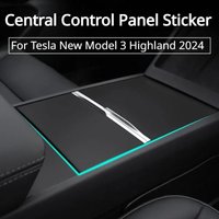 Central Control Panel Sticker for Tesla Model 3 Highland Model Y Juniper 2025 Center Console Cover Patch Protective Accessories