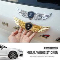 1pcs Car Badge Metal Wings Body Decoration Sticker For Lamborghini LP570 LP610 Urus LP700 LP770 Gallardo Aventador AutoAccessory