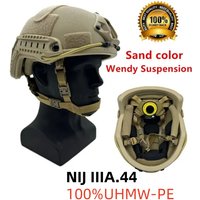 Ballistic ACH High Cut Tactical Helmet PE High Quality Ballistic Helmet NIJ IIIA FAST Wendy's Suspension Pad Ballistic Helmet