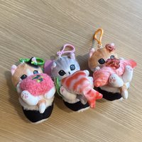 Cattoon Amine Anime Mofusand Plush Keychain Doll Toys Stuffed Animals Keychain Bag Small Pendant Hangings Christmas Birthday Gif