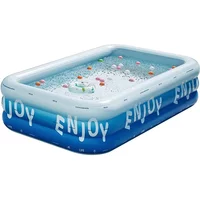 Sunshade Inflatable Pool Family Large Home Pool Thickened Square Outdoor Garden Water Games Vacation for Kids Pets