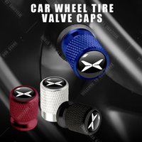 Car CNC Aluminum For Xpeng Xiaopeng P7 G3 G6 G9 F30 N5 P5 X2 X9 G3i P7i H93 Beta Emblem 4pcs Tire Valve Air Port Stem Cover Caps