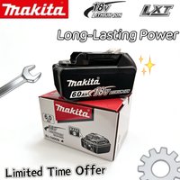 Genuine/Original Makita 18v Battery Bl1850b BL1850 BL1860 BL1860 BL1830 BL1815 BL1840 LXT400 6.0Ah for Makita 18V Battery🚪