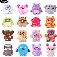 BIGG FUGGS Fuggler Original Plush Dolls 35-45cm Hairless Cat Octopus Frog Sloth Ugly Monster Large Throw Pillow Peluche Toys