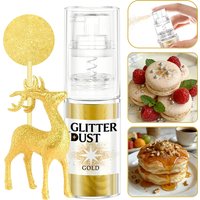 Glitter Spray-Luster Dust Glitter for Cake Decorating,Drinks-Shimmer Dust Powder Metallic Coloring Powder for Cookie,Candy,Icing