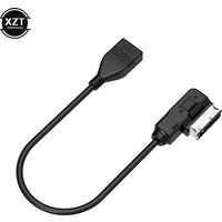 Car USB Data Cable AUX Audio Adapter MDI MMI AMI to USB Female connector for Audi VW Universal USB Audio Cable
