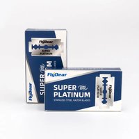 Razor Blade 100Pcs Stainless Steel Razor Blade Old-Fashioned Manual Double-Sided Hairdressing Barber Shop Tools for shaving