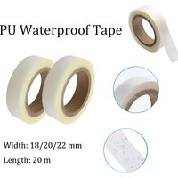 20m/roll 18/20/22mm Seam Sealing Tape Hot Melt Waterproof PU Coated Fabric Repair Tape Raincoat Camping Tent Repair Accessories