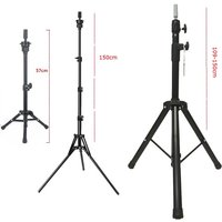 150cm high Tripod Canvas Head Stand Training Mannequin Stand Wig Holder Adjustable Plastic Material Hair Accessory Tools