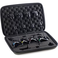 JSFUN Carp Fishing Swinger Set Bite Alarm Hanger Swinger 4 Colors LED Illuminated Indicator Carp Fishing Tackle In Zipper Case