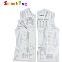 Basic Pattern Drafting Template for Dressmaking | Multi-size Master Dress Block Template for Pattern Making