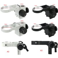 76mm Stereo Microscope Head Focus Holder Adjustable Lifting Structure Bracket 25mm/32mm Install Diameter For Microscopio Stand