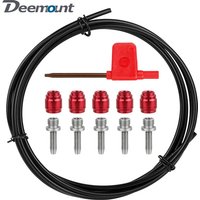 5 Pairs Olive Needle Olive Ring & 2500mm Hydraulic Disc Brake Hose 3 Layers Oil Pressure Pipe for SRAM AVID Stealth-A-Majig Fits