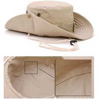Summer Wide Brim Camping Hiking Men's Bucket Hats Sun Hat Fishing Cap Boonie Hat