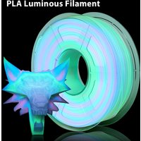 250g 500g 1Kg PLA Rainbow Glow In The Dark 3D Printer Filament Sublimation shine Rainbow 3D Printing Material vacuum packaging