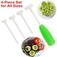 Zucchini and Eggplant Corer Tomato Seeds Remover Pitter Fruit Core Seed Remover Cutter Vegetable Spiral Seed Kitchen Gadgets
