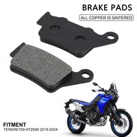 Motorcycle Accessories Disc Brake Pads Metal Antirust Brake Pads For TENERE700-XTZ690 2019 2020 2021-2024 Off-Road Dirt Bike