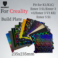 New UpgradeFor Creality K1 K1C Build Plate 235x235 Bed Ender 3 V3 Se Ender 3 S1 Pro Carbon fiber PEI Sheet build plate CP01/CR20