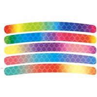 AliExpress SEAMETAL 20/40PCS Car Wheel Hub Reflective Stickers Rainbow/Breakpoint Waterproof Strips Luminous Tapes for Car Bike Motorcycle