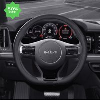 For KIA Car Steering Wheel Cover Nappa leather Car Sreering Cover GT Brand Rio Cerato Sportage Stinger EV6 EV6 GT EV6 GT-line