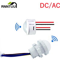 LED PIR Human Body Infrared Detector IR Infrared Motion Sensor Light Switch For Home AC110-240V DC 12V 24V quality product