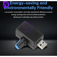 DC 4-12V 5W Mini USB Fan Speed Controller Airflow Regulator Quiet Multi-Speed Adjustable Module