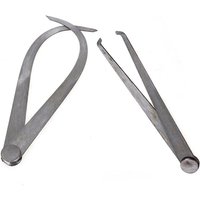 2pcs Caliper Stainless Steel Calipers Pottery Clay and Sculpture Carving Hand Tool