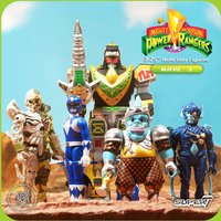 Super7 Power Rangers Serie 3 Dragonzord Kartenfigur Retro Sammlerstück Actionfigur auf Lager für Fans Desktop-Display Hobby-Geschenk