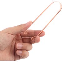1Pc Pure Copper Tongue Scraper Oral Cleaner Brush Fresh Cleaning Hygiene For Men And Women High Quality Tounge Scraper