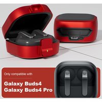 New for Galaxy Buds 4 Pro Case with Lanyard Keychain Shockproof Secure Lock Case For Buds4 Buzz 4 Pro Cover Full Protection Case