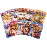 New Cake Designs Mylar Bags 3.5g Smell Proof Pouch Soft Touch Cartoon Empty Zip Lock 3.5 Snack Package Storage Packaging Case