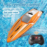 2.4G Mini Remote Control Boat Dual Motor Sealed Waterproof Speedboat Toy Outdoor Pool Racing Toy Birthday and Holiday Gifts