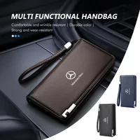 Car Driving Documents License Storage Bag Credit Card Holder For Mercedes Benz W202 W212 W126 W140 W168 W177 CLS GLE GLC GLS CLA