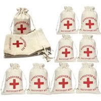 10/20/30/50Pcs Wedding Anti-hangover Kit Hangover Kit Bags Kit resaca for Guests Gift Cotton Linen Kit Event Party Supplies