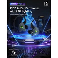 KBEAR Venus IEM USB-C Wired Earbuds,HiFi earphone withmic for iPhone15/16/17 Samsung