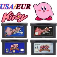 USA/EUR Kirby Game Cartridge 32-Bit Video Game Console Card English Version Amazing Mirror Nightmare in Dream Land for GBA NDS